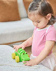 PULL TOY DANCING ALLIGATOR