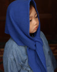 TRIGALE SCARF JOSEPHINA - cobalt blue
