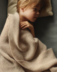 BLANKET GASTON - 140x140 soft beige