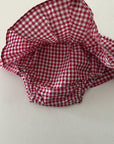 RED VICHY BLOOMER - BABY