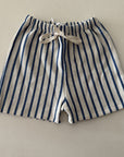 BLUE STRIPES SHORTS - BABY & KIDS