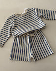 BLUE STRIPES SHORTS - BABY & KIDS