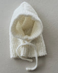 KNITTED BALACLAVA ECRU