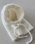 KNITTED BALACLAVA ECRU