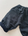 TROUSERS - DENIM LOOK