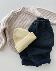 TROUSERS - DENIM LOOK