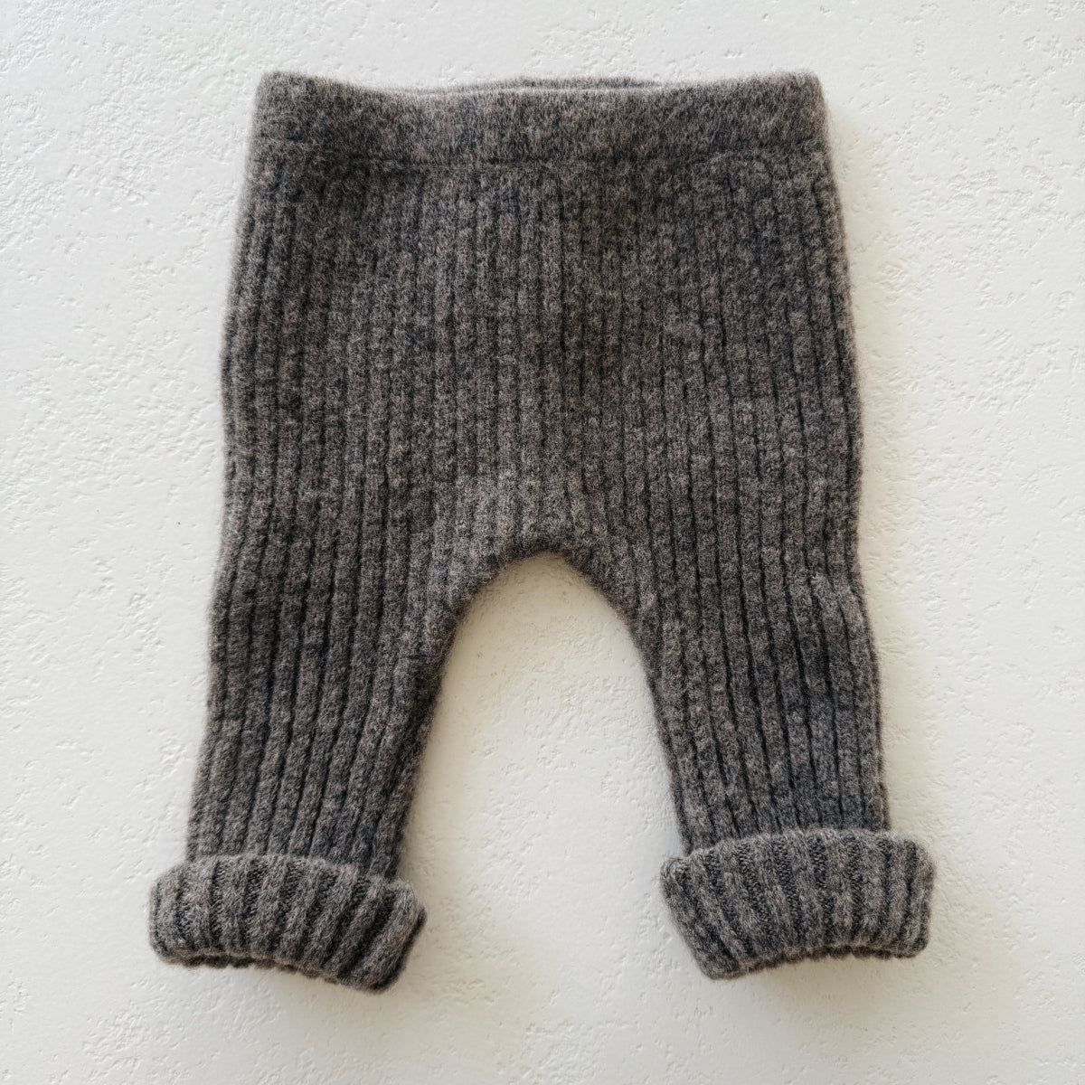 WOOL BABY PANTS - TAUPE