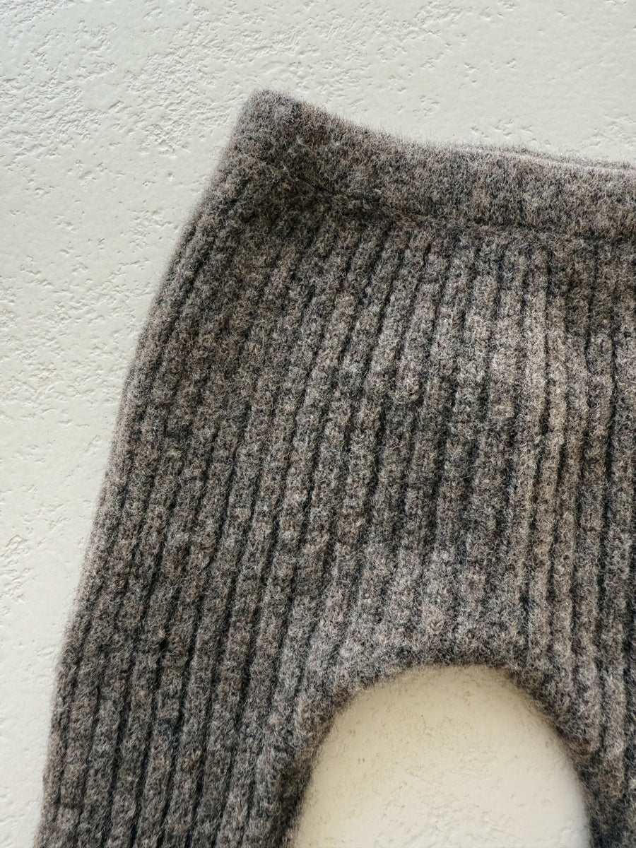 WOOL BABY PANTS - TAUPE