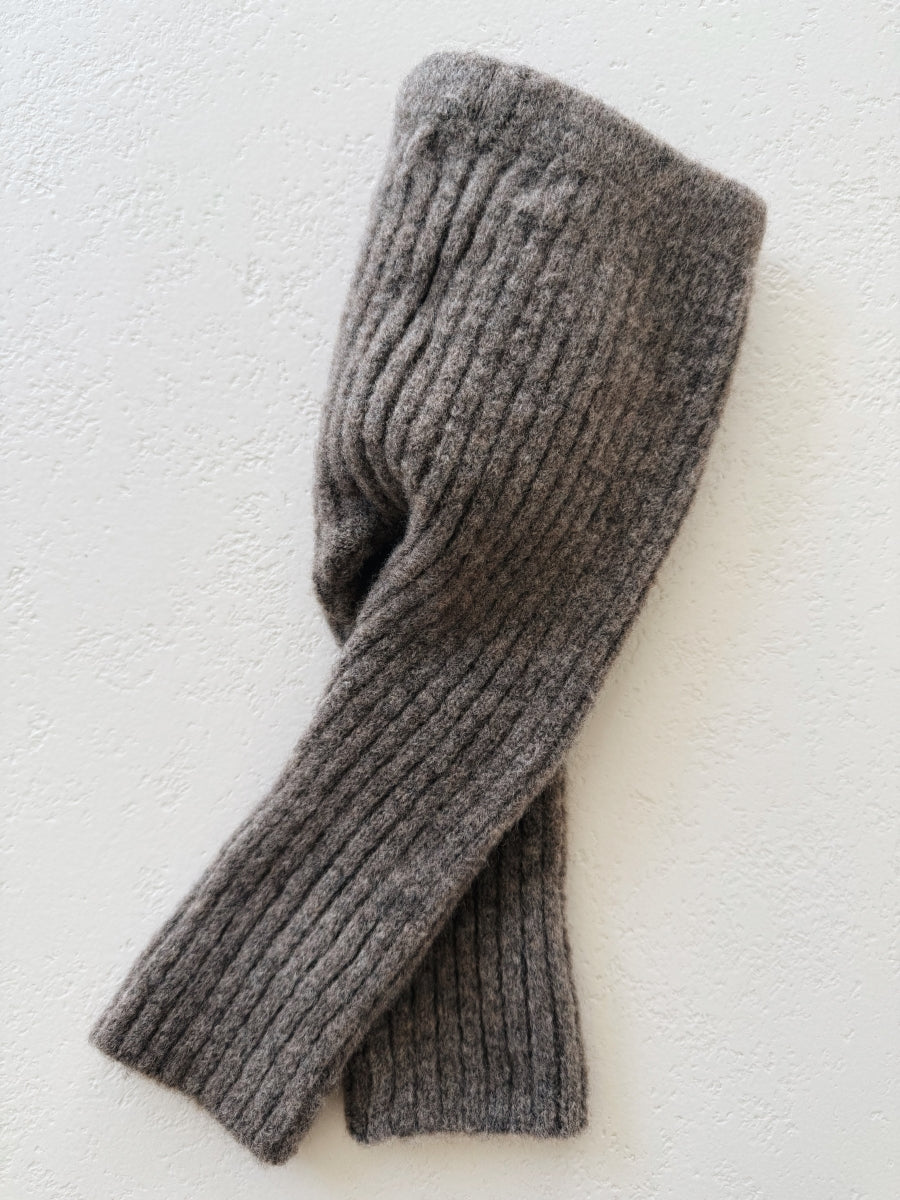 WOOL BABY PANTS - TAUPE