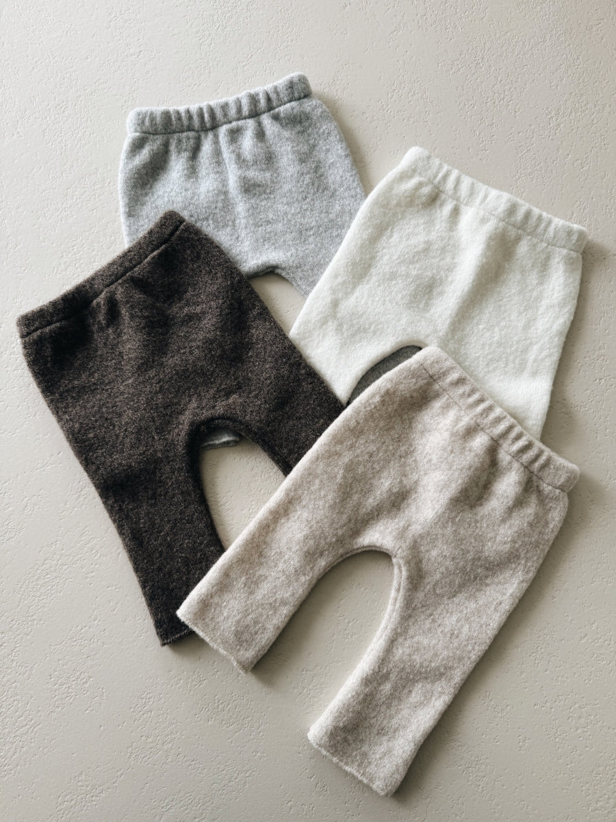 WOOL TROUSERS - LIGHT GREY