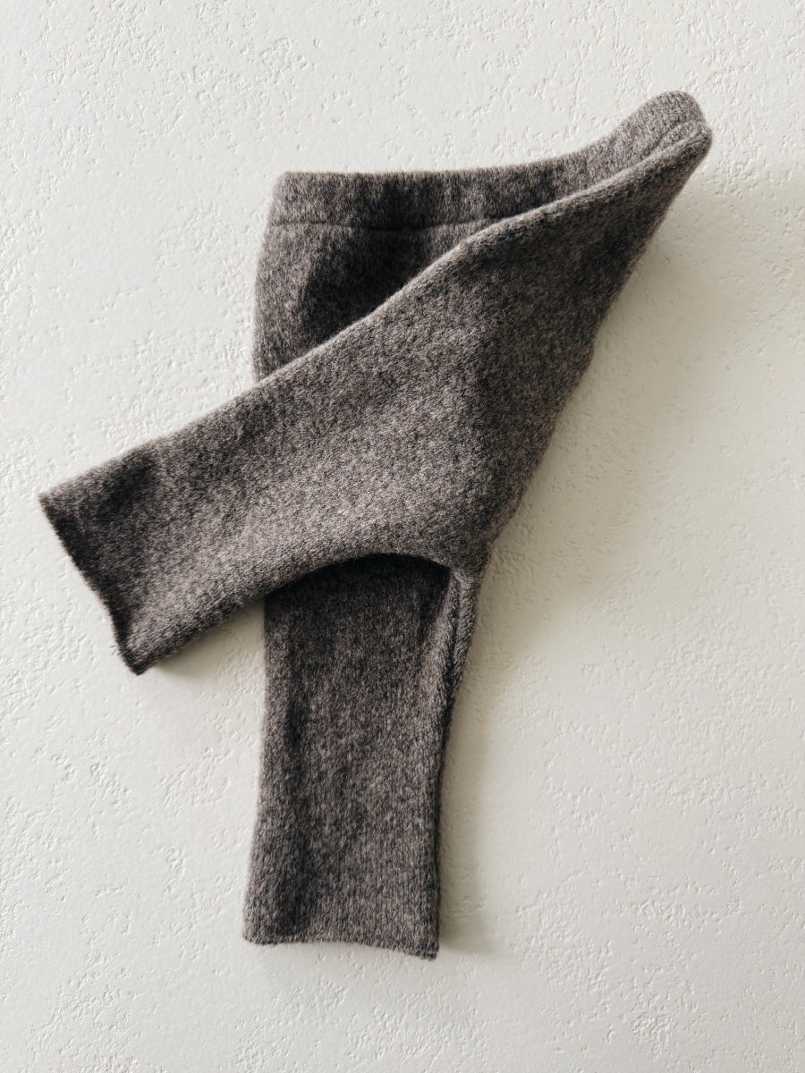 WOOL TROUSERS - TAUPE