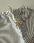 NATURAL STRIPES BAGGY TROUSERS - BABY & KIDS