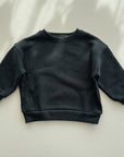 FLEECE SWEATER KIDS - GRAFITE