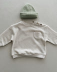 JERSEY SWEATER BABY BOYS - PENCIL