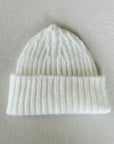 BABY BEANIE WOOL - NATURAL