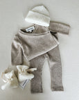 BABY BEANIE WOOL - NATURAL