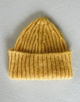 BABY BEANIE WOOL - YELLOW