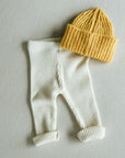 BABY BEANIE WOOL - YELLOW