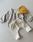 BABY BEANIE WOOL - YELLOW