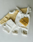 BABY BEANIE WOOL - YELLOW