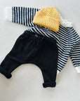 BABY BEANIE WOOL - YELLOW
