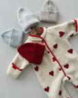CHUNKY WOOL BEANIE 0-6m - NATURAL