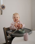 SLAB MET MOUWEN - BLUSH