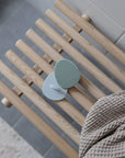 CRADLE CAP BRUSH - natural&cambridge blue