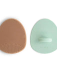 CRADLE CAP BRUSH - natural&cambridge blue
