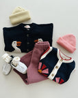 FLEECE TROUSERS KIDS - BORDEAUX