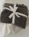 CHIFFONETTE KNITTED BLANKET - earth brown