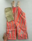 Stripes Snow Dungarees - KIDS