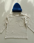 JERSEY LS T-SHIRT - beige melange