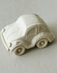 BIJTRING & BADSPEELTJE - beetle car white