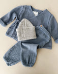 WOVEN TROUSERS BABY - blue
