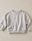 FLEECESWEATER GRAU MELANGE - BABY
