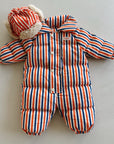 Stripes Padded snow overall - BABY