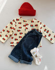Camelias Pattern Baby jacket