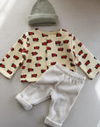 Camelias Pattern Baby jacket