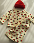 Camelias Pattern Baby jacket