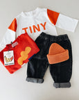 Tiny Color Block Baby tee