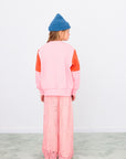 Tiny Color Block Sweatshirt - pink