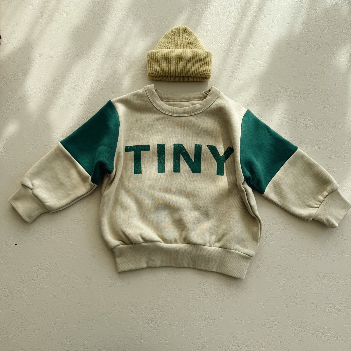 Tiny Color Block Sweatshirt - green