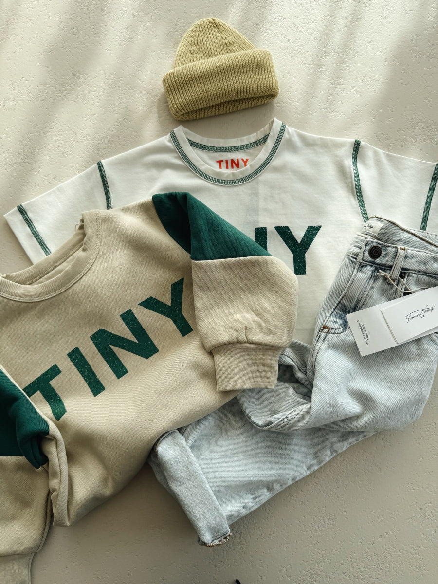 Tiny Color Block Sweatshirt - green