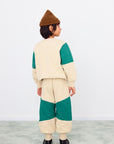 Tiny Color Block Sweatshirt - green