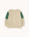 Tiny Color Block Sweatshirt - green
