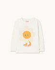 Flower Graphic Sleeve Tee - kids