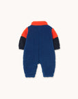 Color Block Polar Sherpa One piece - summer red