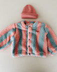 Stripes Baby Sherpa jacket