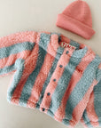 Stripes Baby Sherpa jacket